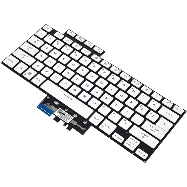 OEM Wholesale US White Backlit Laptop Replacement Keyboard for Asus ROG Zephyrus G14 GA402X GA402XV GA402R Series Notebook Parts
