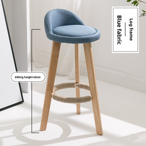 Tabouret de bar haut simple et moderne Tabourets hauts Chaises de bar pour la maison Chaises de bar de style européen Chaises hautes de réception Chaises de bar à la mode - Product Image 5