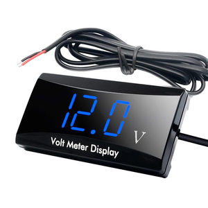 Voltímetro Digital para Motocicleta 8-18V, Medidor de Voltaje para Automóvil LED DC8-18V, Voltímetro Digital para Coche - Product Image 1