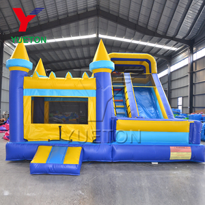 Château Gonflable Combiné avec Toboggan pour <span class=keywords><strong>Location</strong></span> Commerciale Extérieure – Offre Spéciale - Product Image 6