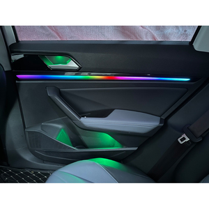 ชุดไฟตกแต่งภายในรถยนต์แบบกำหนดเองสำหรับ Volkswagen Lavida Plus 2023-2025 Symphony LED ไฟบรรยากาศแผงหน้าปัดและประตู ผลิตจากโรงงาน - Product Image 5