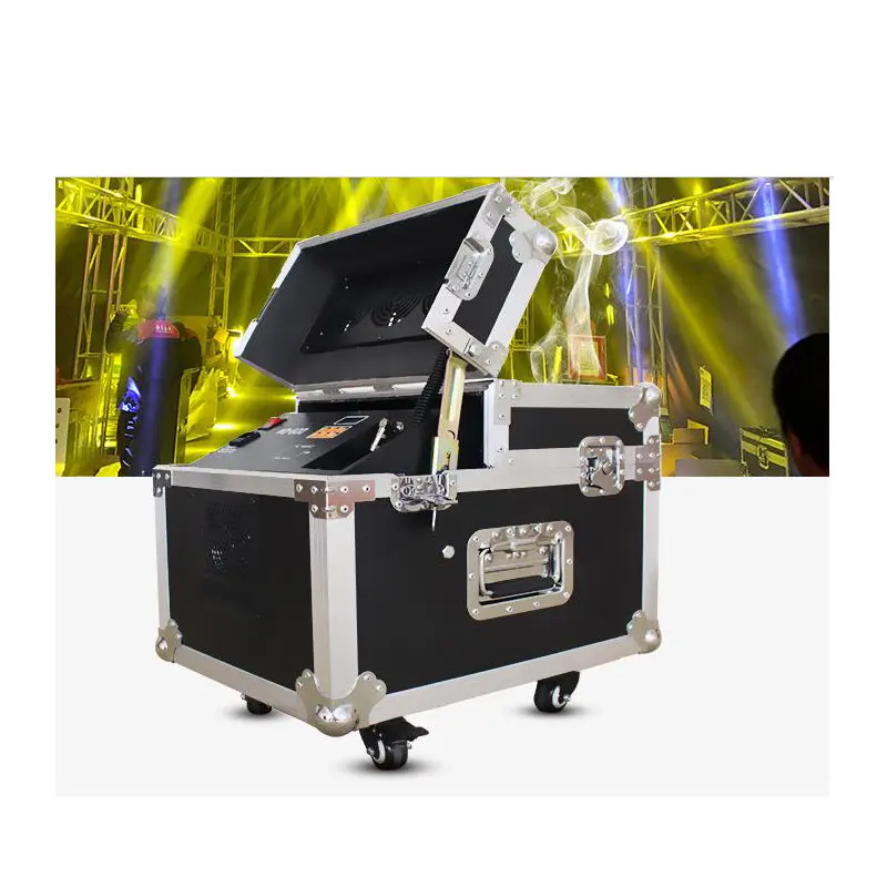 Podiumeffect 600W Hazer Met Fly Case Afstandsbediening Nevel Rookmachine Voor Feestelijke Evenementen Bruiloftsnacht Club Bar