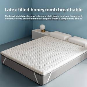 <span class=keywords><strong>Matelas</strong></span> de couchage double épaissi Tatami de refroidissement <span class=keywords><strong>Location</strong></span> de latex doux pour usage domestique et dortoir étudiant Coussin de couette simple - Product Image 2