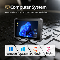 Tablette industrielle DispleiX W10Y 8 pouces, processeur Intel Quad Core, écran 700 Nits, Windows 10, batterie 5500 mAh, robuste, étanche IP68