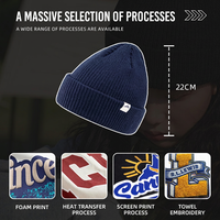 Bonnet en tricot unisexe personnalisé pour adulte, automne-hiver, avec logo en relief, personnalisation avec décoration en nœud, motif lettres pour le sport