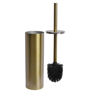 <span class=keywords><strong>Brosse</strong></span> de <span class=keywords><strong>toilette</strong></span> ronde dorée en acier inoxydable 304, ensemble de porte-<span class=keywords><strong>brosse</strong></span> de <span class=keywords><strong>toilette</strong></span> moderne mural en or brossé - Product Image 4