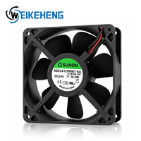 Ventilateur DC SUNON KDE2412PMB1-6A 24V 10.3W 12038 120x120x38mm, ventilateur de refroidissement industriel haute vitesse pour onduleur et machine CNC