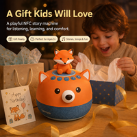 Lecteur d'histoires audio éducatif interactif pour enfants en forme d'animal NFC avec cartes intelligentes et batterie au lithium pour les 2-13 ans