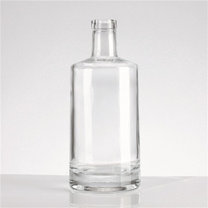 Chai Rượu Thủy Tinh Tròn <span class=keywords><strong>750Ml</strong></span> Có Nút Chai Sang Trọng Với Chai Đóng Gói Rượu Rum Vai Phẳng - Product Image 2