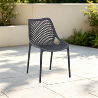 Chaise Velar moderne en polypropylène moulé par injection, fibre de verre, imperméable, écologique, portable, empilable, pour intérieur, école, parc