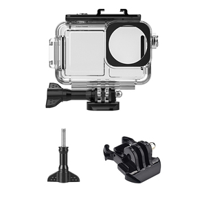 Funda impermeable de alta calidad para <span class=keywords><strong>DJI</strong></span> <span class=keywords><strong>Osmo</strong></span> <span class=keywords><strong>Action</strong></span> 5 4 3 Otros modelos <span class=keywords><strong>Carcasa</strong></span> de buceo de 45m con PC y materiales de vidrio templado - Product Image 1