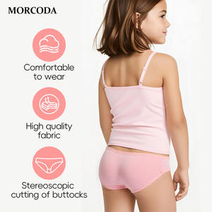 Culottes Imprimées Morcoda pour Jeune Fille Vente en Gros Dessin Animé Doux et Confortable Phase de Développement Bonne Qualité Couleur Unie - Product Image 3