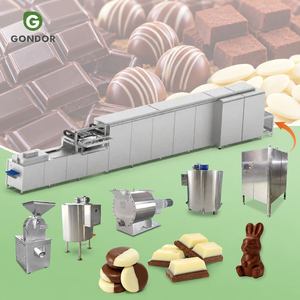 Ligne de production de chocolat haut de gamme pour petites productions, machine de moulage automatique de barres chocolatées - Product Image 1