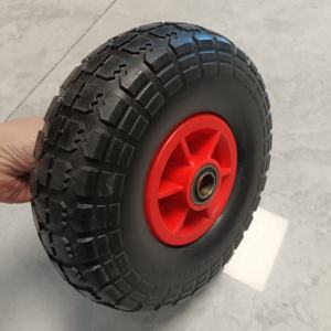 Ensemble <span class=keywords><strong>roue</strong></span> et pneu anti-crevaison robuste 4.10/3.50-4, alésage 5/8'', <span class=keywords><strong>roue</strong></span> de remplacement pour chariot à main, <span class=keywords><strong>brouette</strong></span>, chariot de jardin - Product Image 3