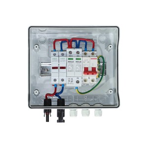 กล่องรวมสัญญาณไฟฟ้าโซลาร์เซลล์ Mlf รุ่น Dc Solar Distribution 1 เข้า 1 ออก  วัสดุพลาสติก ซีรีส์ Ht - Product Image 1