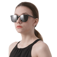 Zuoconchen-lunettes de soleil polarisées à clip, aimantées, pour unisexe, œil de chat, nouvelle collection