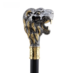 Bastón de Moda para Hombre, Bastón Decorativo para Fiestas, <span class=keywords><strong>Bastones</strong></span> de Lujo, Elegante Bastón con Mango de Aleación con Cabeza de León - Product Image 3
