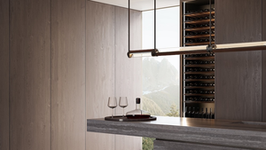 Luminaire suspendu linéaire LED moderne minimaliste de style américain pour îlot de cuisine, bar, salle à manger, villa, hôtel - Product Image 6