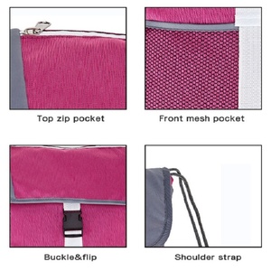 Sac à dos de sport léger et robuste avec logo personnalisé, en maille imperméable, avec cordon de serrage, pour le basketball et les voyages - Product Image 6