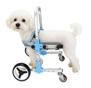 Carrito <span class=keywords><strong>de</strong></span> Movilidad <span class=keywords><strong>para</strong></span> Mascotas Ultraestable <span class=keywords><strong>de</strong></span> 4 <span class=keywords><strong>Ruedas</strong></span> - Soporte Patentado Ligero <span class=keywords><strong>para</strong></span> Patas Delanteras <span class=keywords><strong>para</strong></span> <span class=keywords><strong>Perros</strong></span> Lesionados (Tallas S/M/L) - Product Image 3