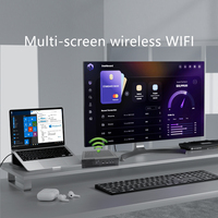 INYUDA komputer Mini Desktop Core I7, generasi 11 dengan RAM 8G DDR4 dan SSD 256G