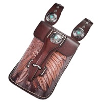 Conchos en métal de style occidental pour boucles de ceinture-Embellissements décoratifs en alliage de zinc pour l'artisanat du cuir, accessoires de bricolage
