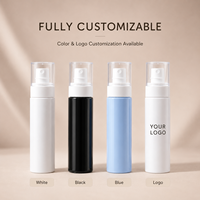 Flacon pulvérisateur ultra-fin de qualité supérieure, anti-fuite, en PET, atomiseur cosmétique rechargeable pour toner, brume capillaire, soins de la peau, logo personnalisé