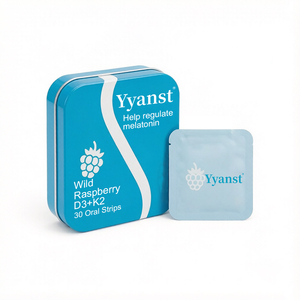 OEM Marque Privée Bandes Orales de Vitamine D3 K2 à la Framboise Sauvage – Complément pour la Régulation de la Santé Osseuse – 30 Sachets - Product Image 1