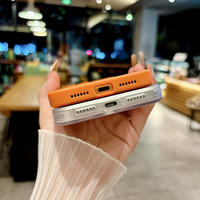 Silicone souple Imitation anneau magnétique charge sans fil 360 Protection antichoc coque de téléphone pour 17/16/15/14/13/12/11 Pro