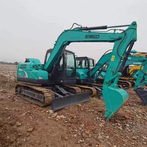 Mini-excavatrice d'occasion Kobelco SK75 7 tonnes à chenilles, moteur ISUZU neuf, faible nombre d'heures, bon état, prix bas, haute qualité, à vendre - Product Image 3