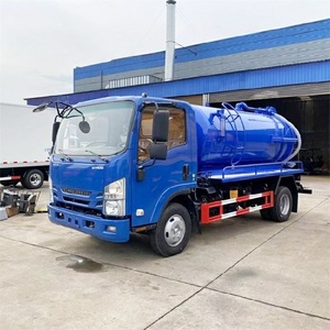 รถบรรทุกดูดสิ่งปฏิกูลคุณภาพสูง 1SUZU 4X2 ความจุ 5000 ลิตร สำหรับขนส่งตะกอนและโคลน ขาย - Product Image 1