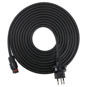 Câble d'alimentation en caoutchouc étanche IP55 Hot H07RN-F 3x1.0mm2 LNPE 3 broches 5m avec prise suisse de type T13 pour Hyper 2000 de Zendur - Product Image 4