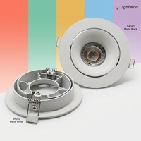 Focos MR16: Luminaria de Techo de Aluminio con Portalámparas GU10, Marco Moderno para Downlight Empotrado, Precio de Fábrica