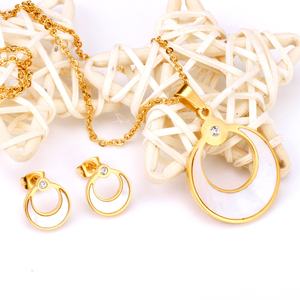 Conjunto de Joyería Infantil de Moda, Plata/Oro, Aretes y Collar con Dibujos Animados para Niños - Product Image 5