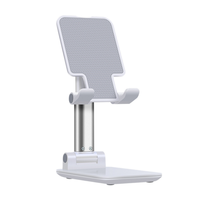 Support de téléphone de bureau paresseux pliable support de téléphone Portable télescopique impression support en plastique de diffusion en direct