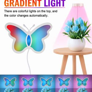 Lámpara LED para Plantas de Interior, Temporizador de 3/6/12 Horas, 5 Niveles de Brillo, 3 Modos de Luz para el Crecimiento y Floración de las Plantas, Clasificación IP65, Color de Emisión Blanco - Product Image 3