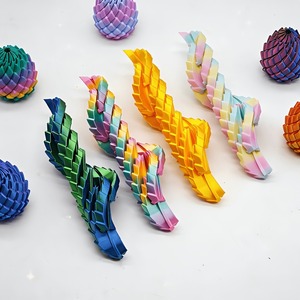 Modèle d'œuf de dragon transformable et rotatif imprimé en 3D, jouet créatif de relaxation pour les doigts, idéal pour Halloween et Pâques - Product Image 2