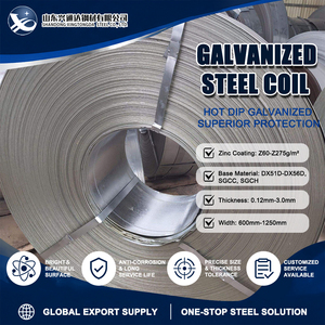 DX53D DX53D Minimized Spangle Z120 1.2mm 1219mm Mill Edge Galvanized Steel Coil of Structural Components - Product Image 1