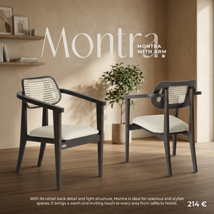 Chaise de salle à manger moderne en bois massif avec siège rembourré pour la maison, la cuisine et les salons - Product Image 3