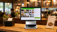 Terminal de point de vente Android 14 détachable de 11 pouces avec imprimante thermique 80 mm, écran tactile FHD, Bluetooth, 4 Go + 64 Go, système de point de vente pour la vente au détail