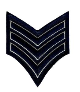 Chất Lượng Cao Twill Làm Việc Mặc Các Bản Vá Lỗi Trung Sĩ Corporal Biểu Tượng Thêu Cho Quần Áo Làm Trong Đài Loan - Product Image 3