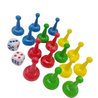 Jeu d'échecs Deskjoy en acrylique et plastique 25*16MM multicolore personnalisable avec emballage en sac OPP