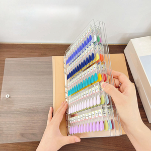 Новое поступление, магнитная гелевая книга для ногтей 78/108/120/180/240/360 цветов, акриловый Гель-лак для ногтей, цветная книга для маникюра - Product Image 4