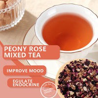 Mélange de thé blanc fruité | Hibiscus, pêche, ananas, raisins secs, bleuets, pétales de rose Thé chaud/glacé pour la boutique de thé au lait