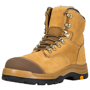 Bottes de travail en cuir à embout d'acier, chaussures de sécurité pour hommes, chaussures de sécurité pour le travail - Product Image 2