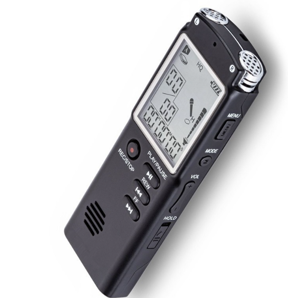 8GB High Performance Noise Reduction Digital Voice Recorder With Playback Voice Activated Audio Recorder for Lectures Meetings
