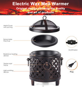 Chauffe-cire de cheminée 4-en-1 Chauffe-cire <span class=keywords><strong>Scentsy</strong></span> pour cubes de cire parfumés et tartes ou huiles parfumées Chauffe-bougie - Product Image 3