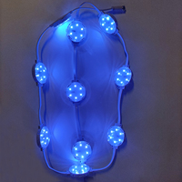 Éclairage LED extérieur durable, étanche IP67, DMX RGB, multicolore, à source ponctuelle, pour jardin et aménagement paysager, en plastique, CRI 90 élevé