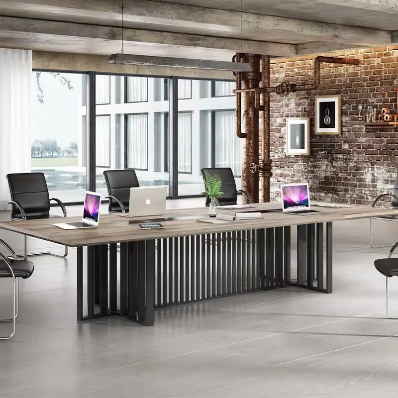 Moderno escritório mobiliário escritório mesa madeira muebles de oficina