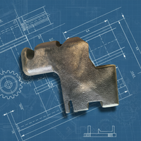 Le moulage au sable de fer et le magnésium meurent modèle de poudre de services de moulage pour l'application de construction